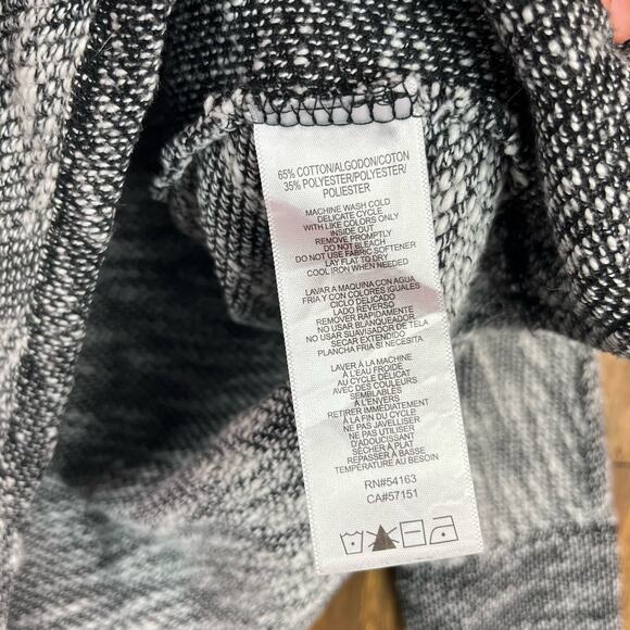 Calvin Klein Womens Sweater Gray Faux Wrap Cowl Neck Performance Athletic XS - Picture 10 of 13